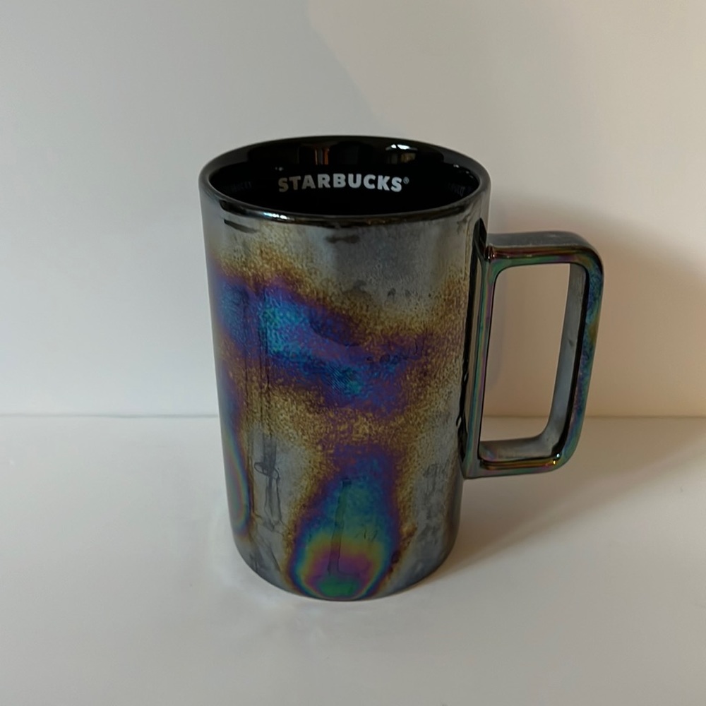 Starbucks Rainbow Oil Slick 2021 Coffee Mug NWOT